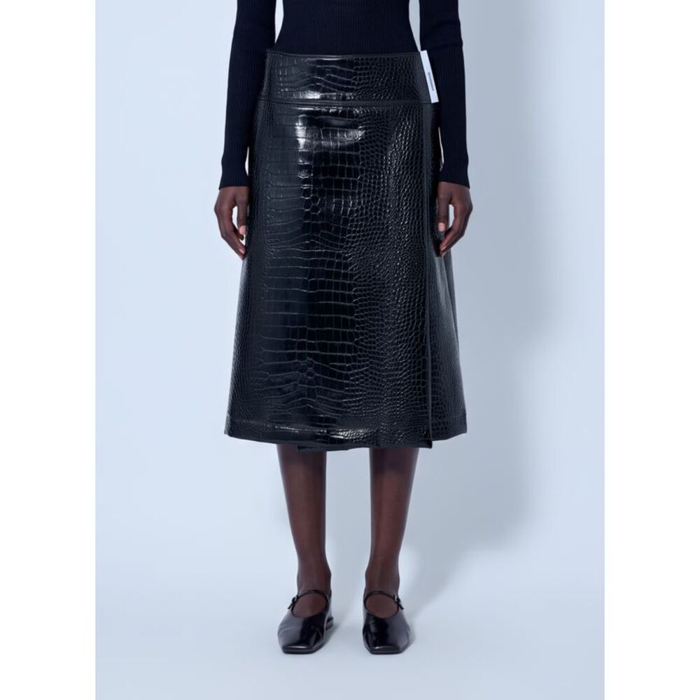 Sportmax Women Aquile Embossed Midi Skirt